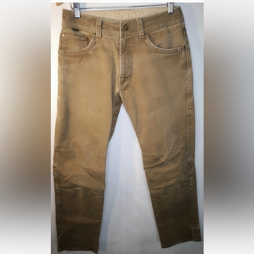 KUHL Ryder Vintage Patina Dye Outdoor Pants Full Fit Brown Men's Size 30 x 32.